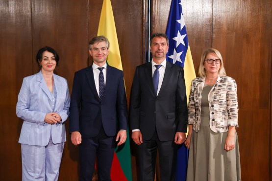 Članovi rukovodstva Predstavničkog doma PSBiH održali sastanak sa ministrom vanjskih poslova Litvanije